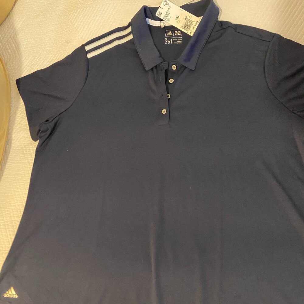 NWT Adidas Women's ClimaCool short sleeve polo  2XL - Picture 4 of 8
